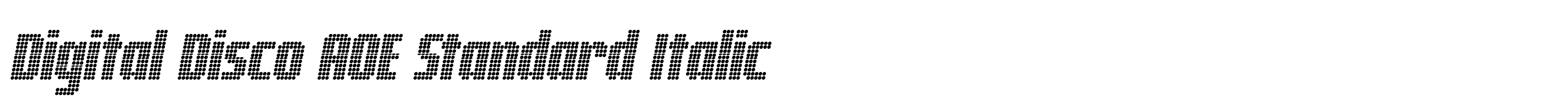 Digital Disco AOE Standard Italic